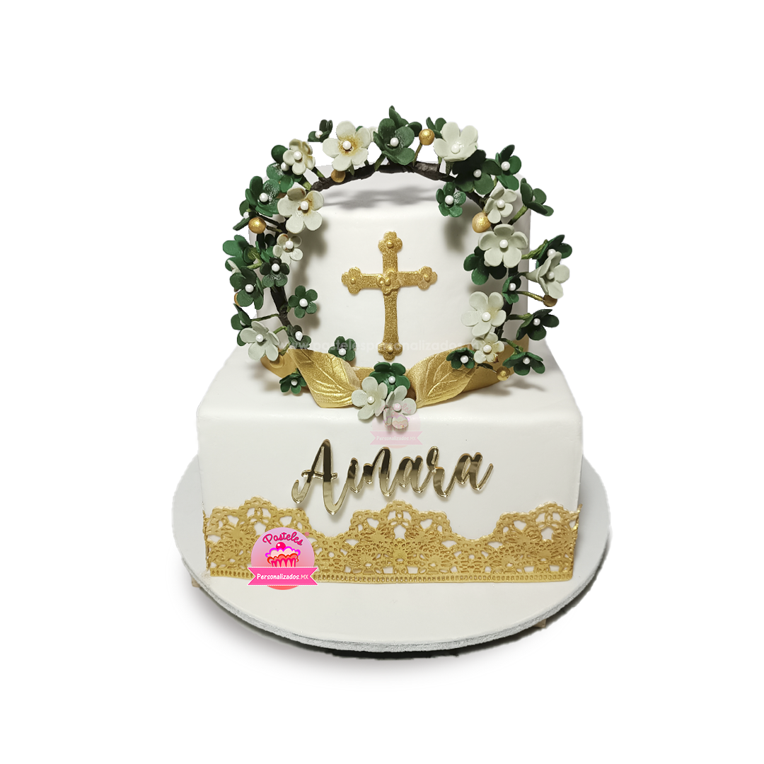 Bautizo Niño Topper Para Tarta De Comunión – 3 Piezas De Madera (Paloma Y Santo Grial) Decoracion Bautizo