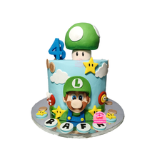 Cargar imagen en el visor de la galería, PASTEL MARIO &amp; LUIGI DOBLE VISTA
