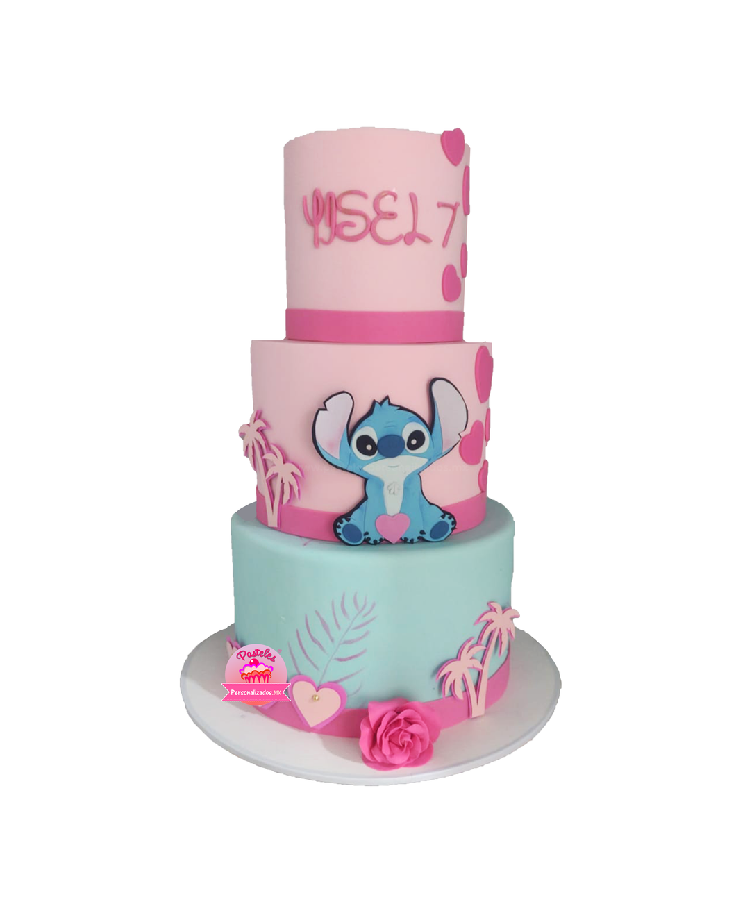 PASTEL ALOHA PINK AND BLUE