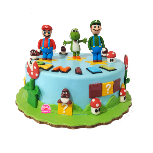 CUMPLEAÑOS MARIO BROS / SUPER MARIO BROS PARTY – Un dinosaurio en la maleta